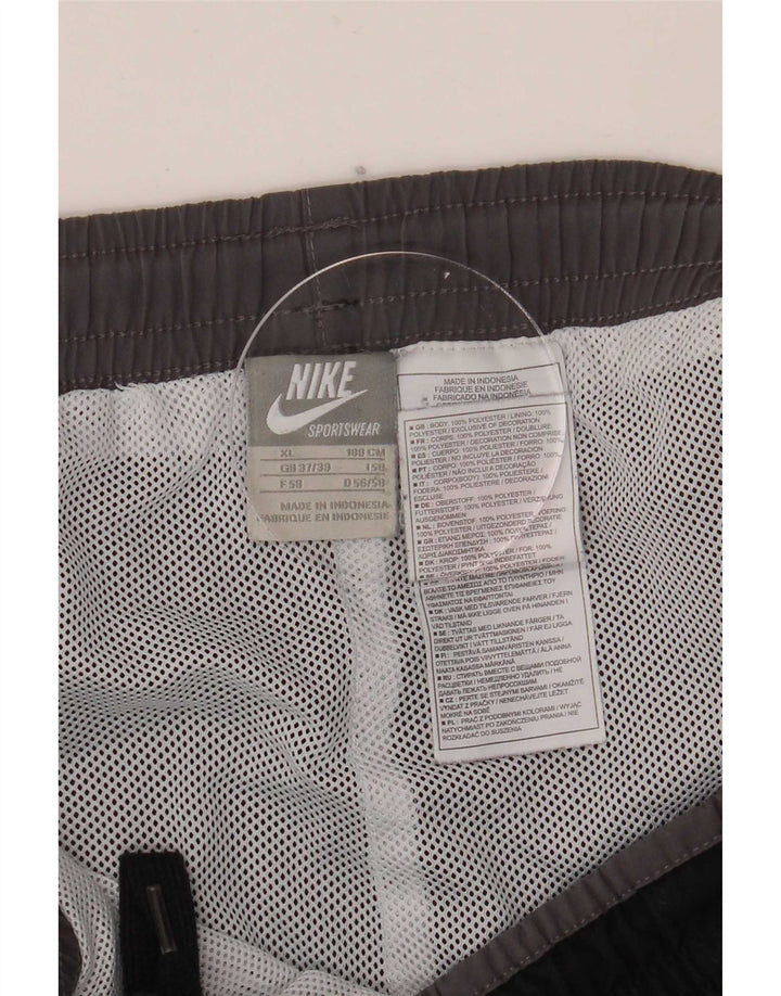 Nike Herren-Trainingshose mit Grafik, XL, schwarzes Polyester