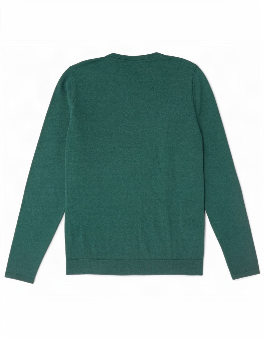 Fat Face Damen-Pullover mit Rundhalsausschnitt, UK 12, Mittelgrün, Polyester