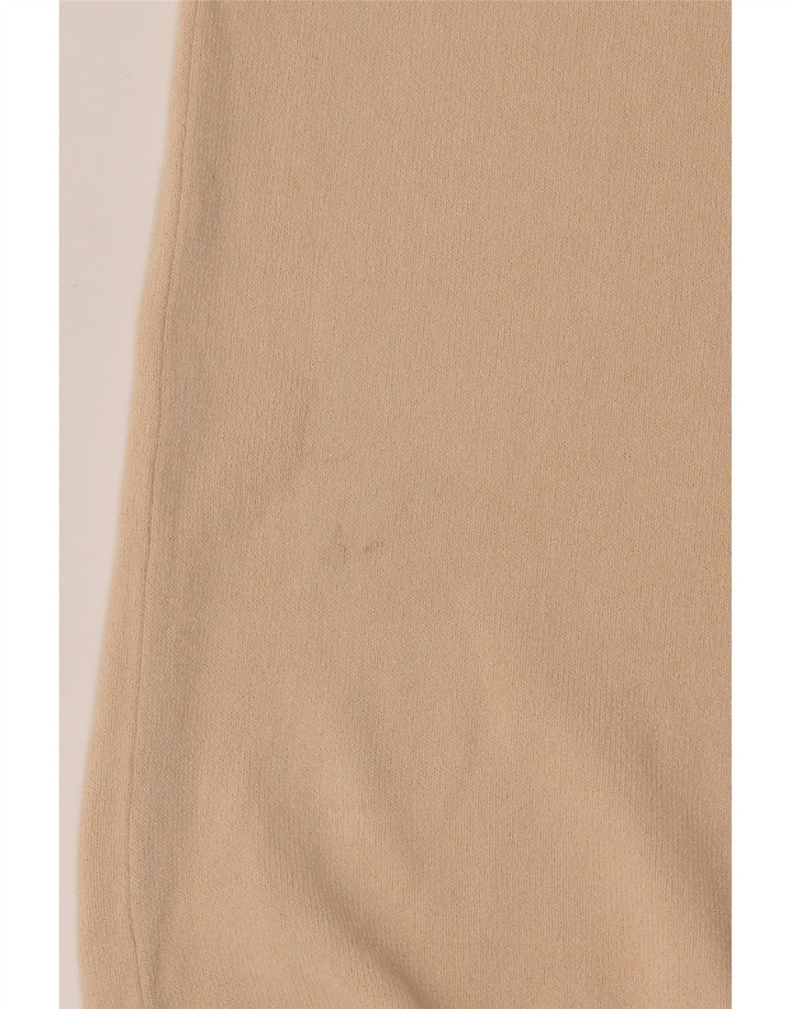 Zara Damen Bluse Top UK 12 Medium Beige