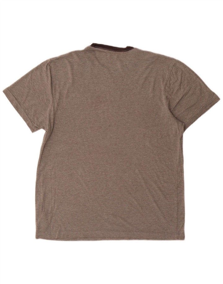 Converse Herren-T-Shirt mit Grafik, Größe S, Grau, Colourblock-Baumwolle