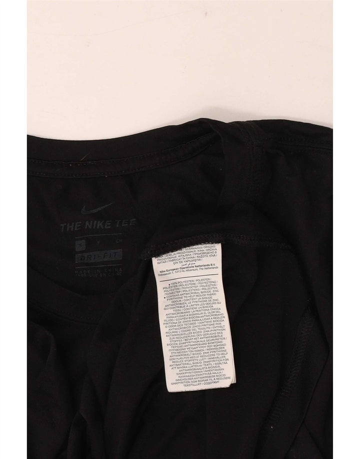 Nike Herren Dri Fit Graphic T-Shirt Top Small Schwarz Polyester