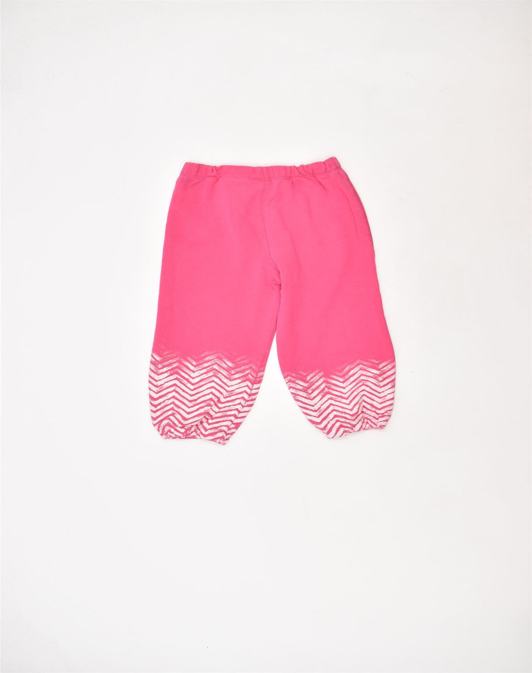 NIKE Baby Girls Tracksuit Trousers 18-24 Months Pink Chevron Cotton | Vintage | Thrift | Second-Hand | Used Clothing | Messina Hembry 