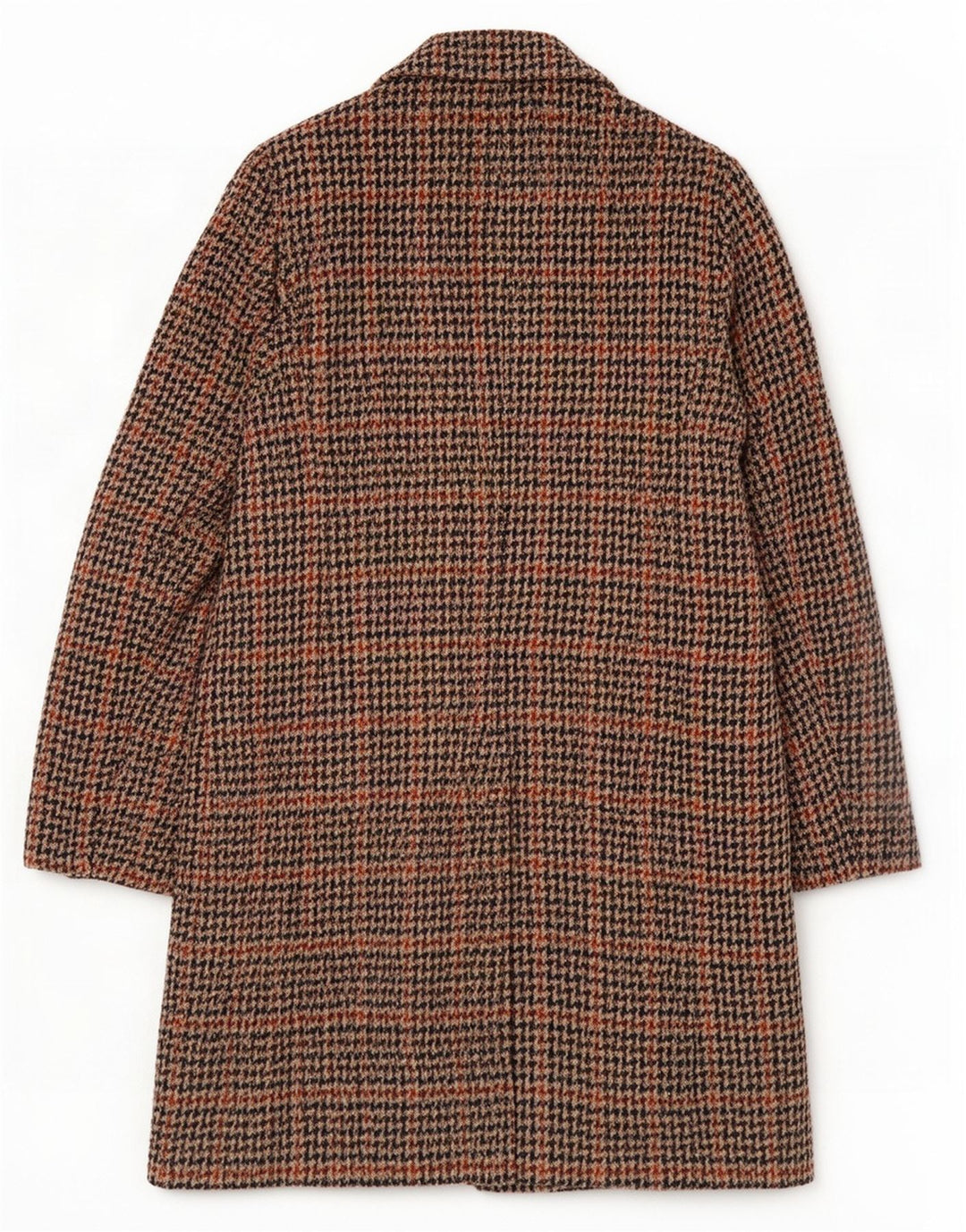 Trussardi Jeans Damenmantel IT 40 Small Mehrfarbige Hahnentrittwolle