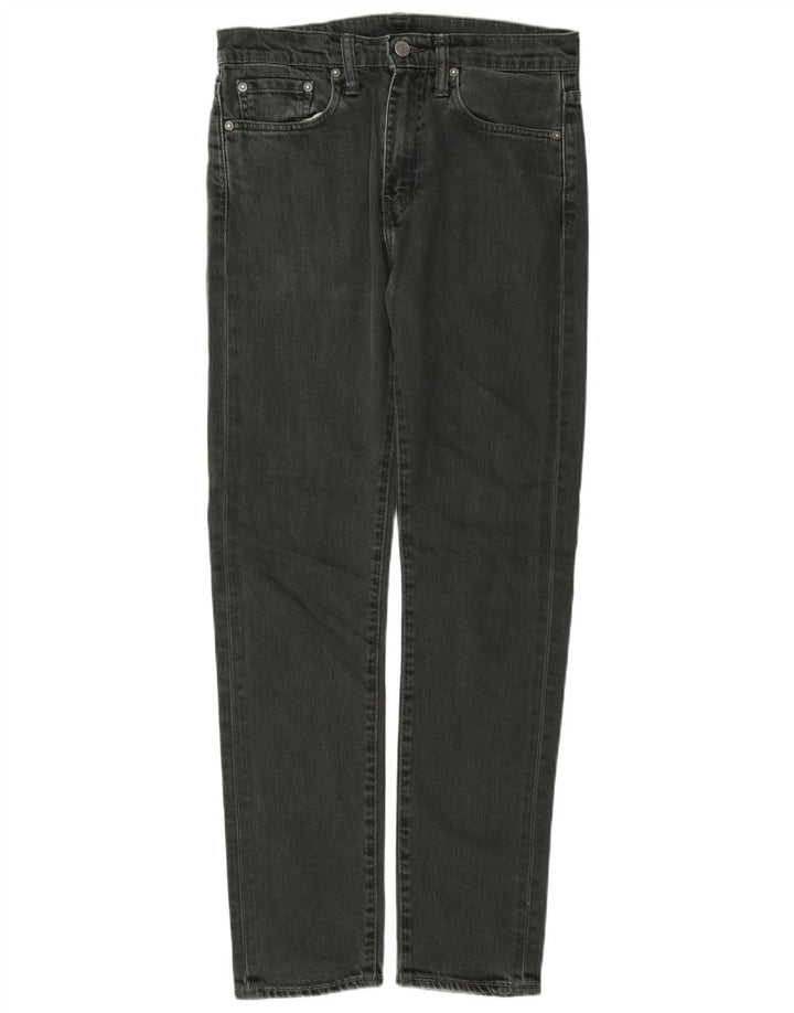 Levi's Damen Slim Jeans W28 L32 Grüne Baumwolle