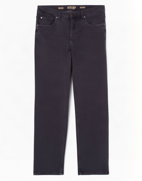 Dack's Herren Straight Jeans IT 50 Large W32 L31 Marineblau Baumwolle