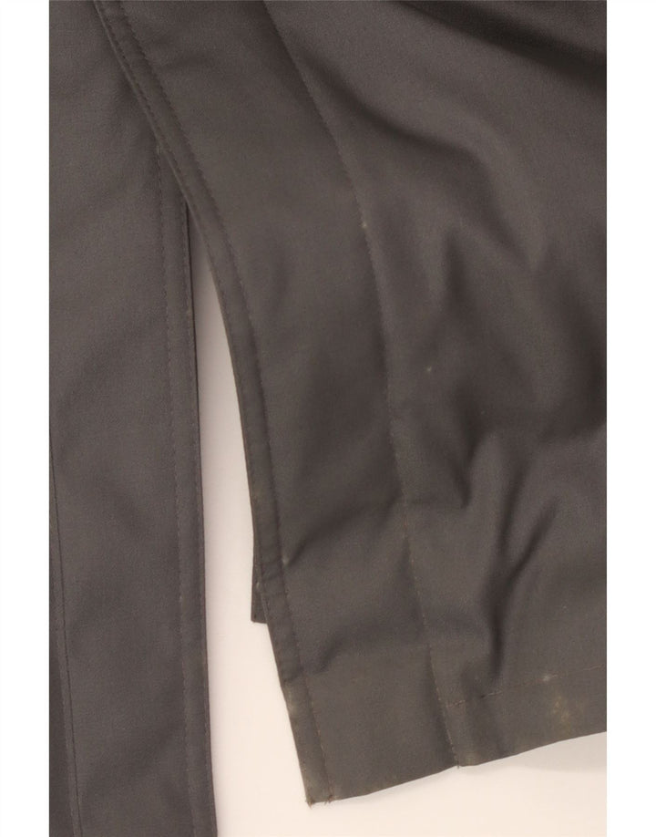Vintage Herren Militär Trenchcoat UK 38 Mittelgrau