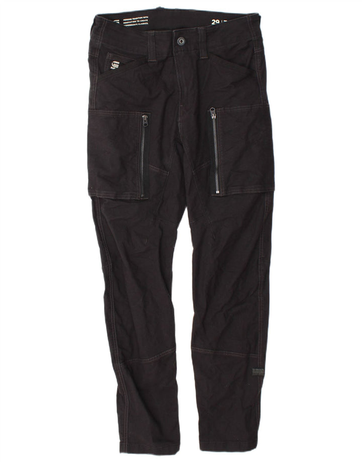 G-Star Slim Cargo-Hose für Herren, W29, L32, schwarze Baumwolle
