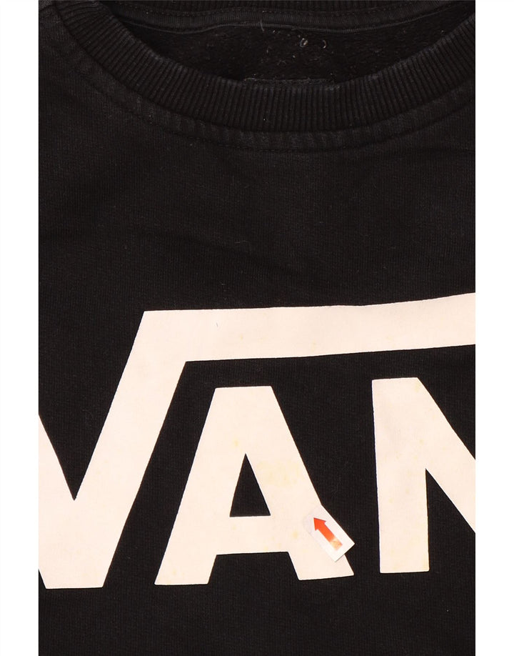 Vans Herren Graphic Sweatshirt Pullover XS Schwarz Baumwolle