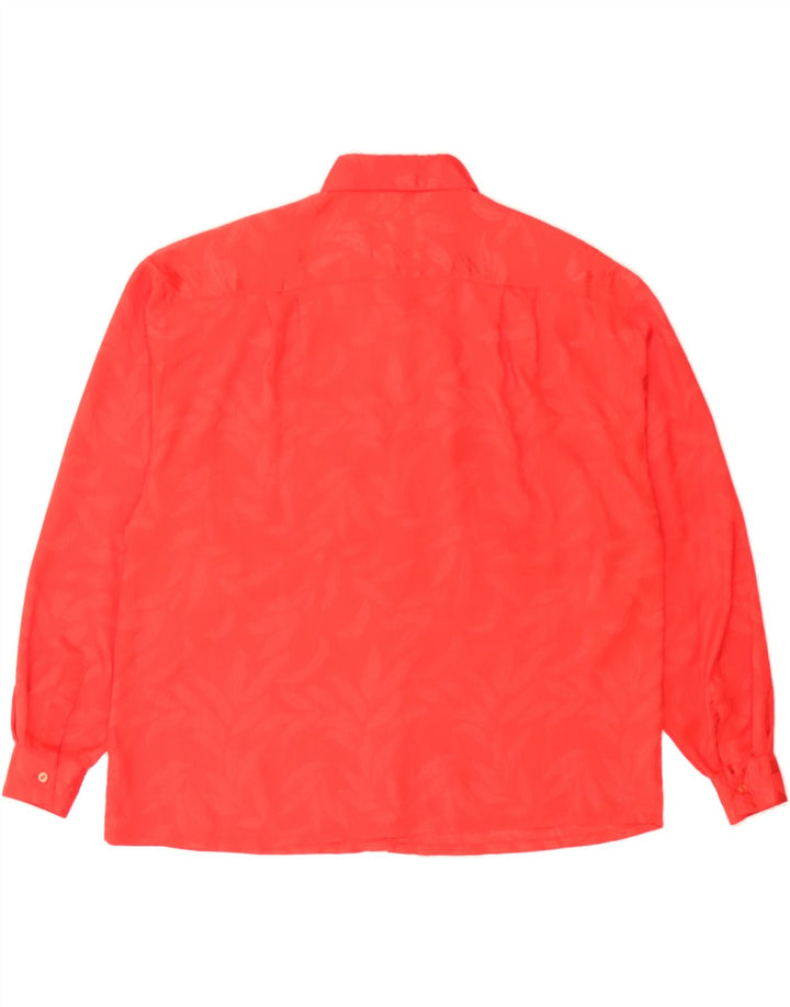 CANDA Womens Oversized Shirt Blouse EU 40 Medium Red Polyester Vintage Canda and Second-Hand Canda from Messina Hembry 