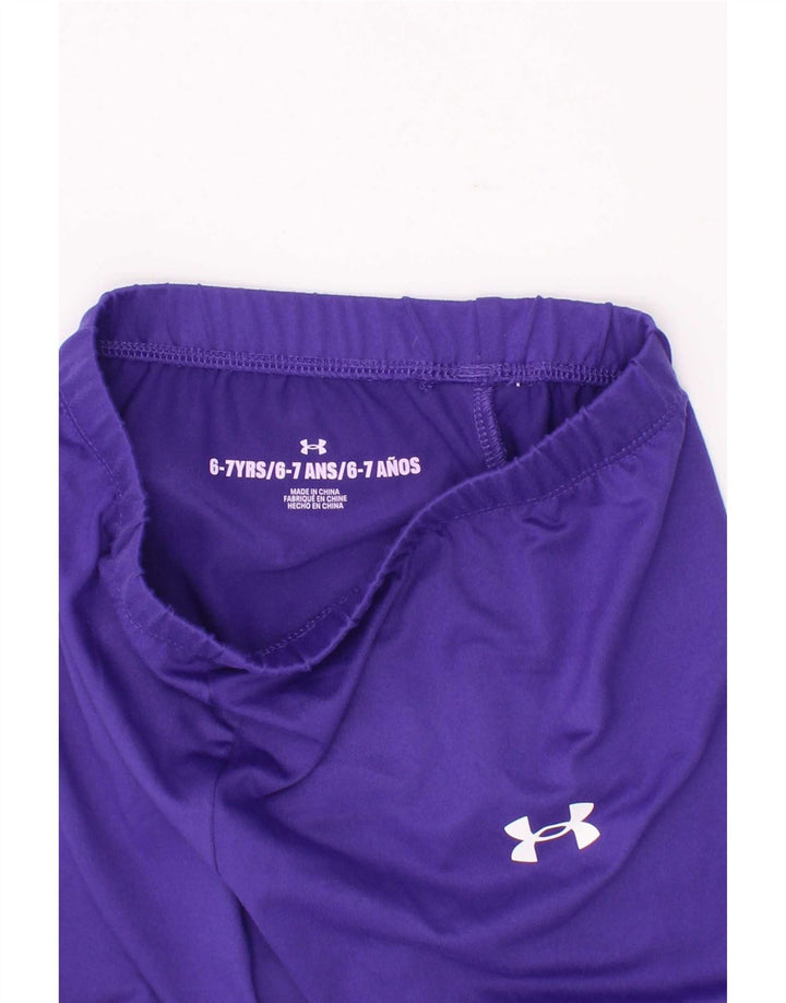 Under Armour Mädchen-Leggings, 6–7 Jahre, Lila
