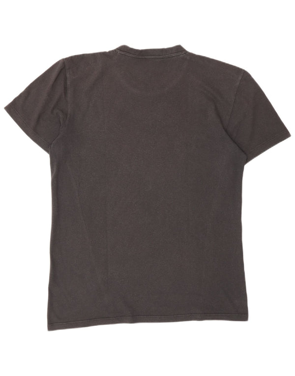 Adidas Herren Grafik T-Shirt Top Medium Schwarz Polyester