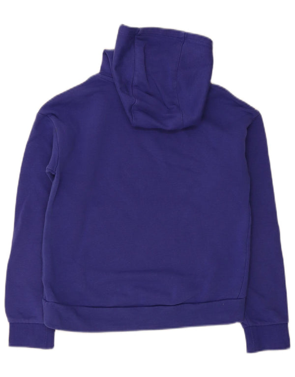Nike Mädchen-Kapuzenpullover mit Grafik, 10–11 Jahre, mittelviolette Baumwolle