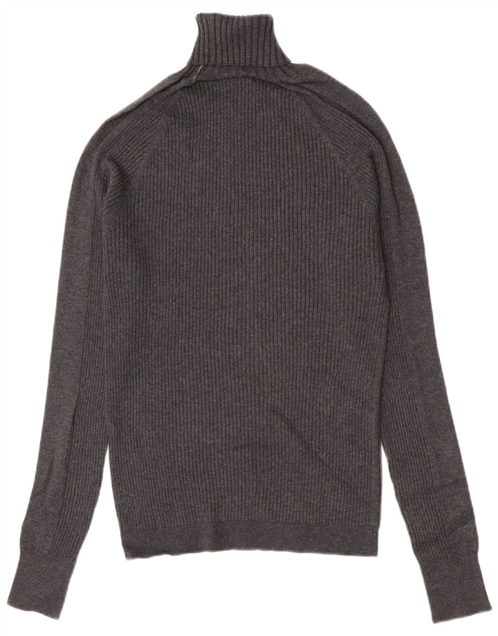 Rollkragenpullover für Herren von Zara, mittelgrau