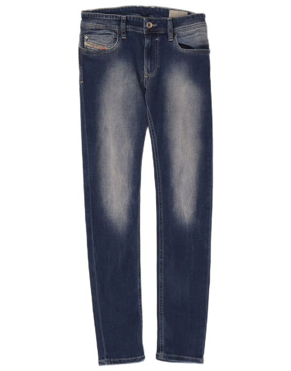 Diesel Mädchen Sleenker-j Slim Skinny Jeans 11-12 Jahre W26 L28 Blaue Baumwolle