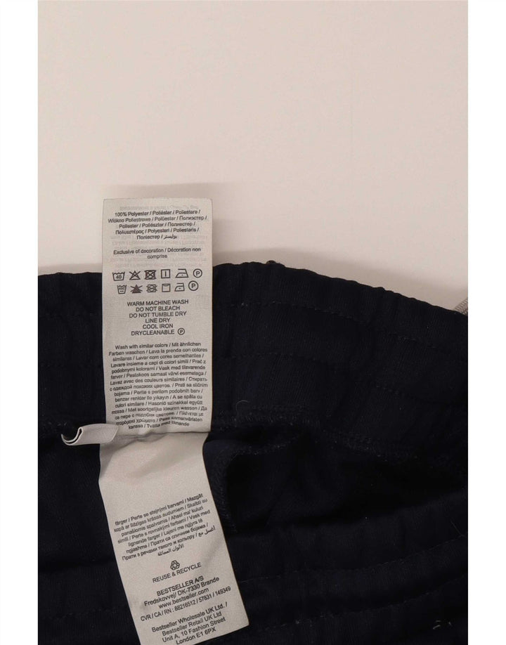 Jack & Jones Herren-Trainingshose, groß, marineblau, Farbblock-Polyester
