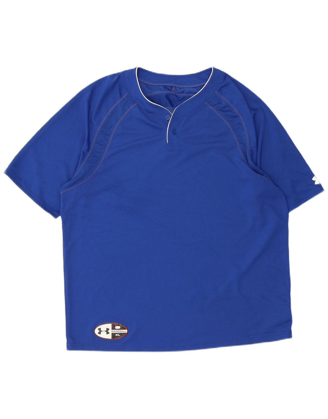 UNDER ARMOUR Herren Baseball T-Shirt Top XL Blau Polyester