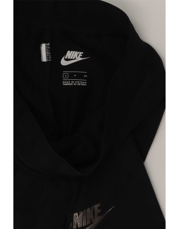 Nike Womens Graphic Leggings UK 10 Small Schwarz Colourblock