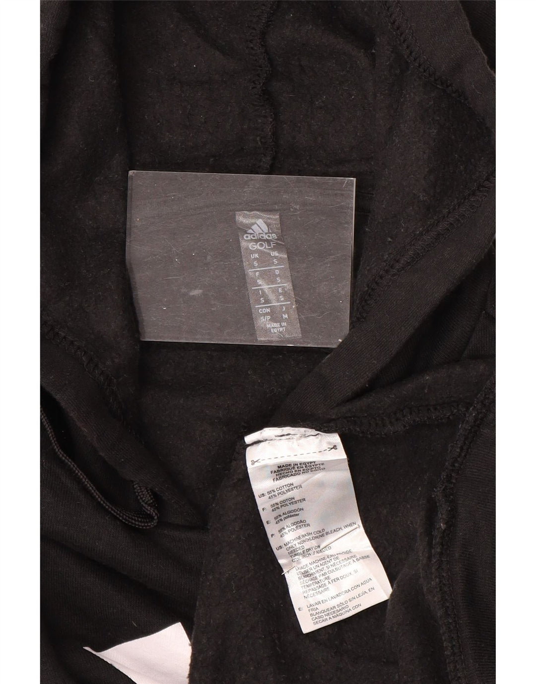 ADIDAS Herren Graphic Hoodie Pullover Kleine schwarze Baumwolle