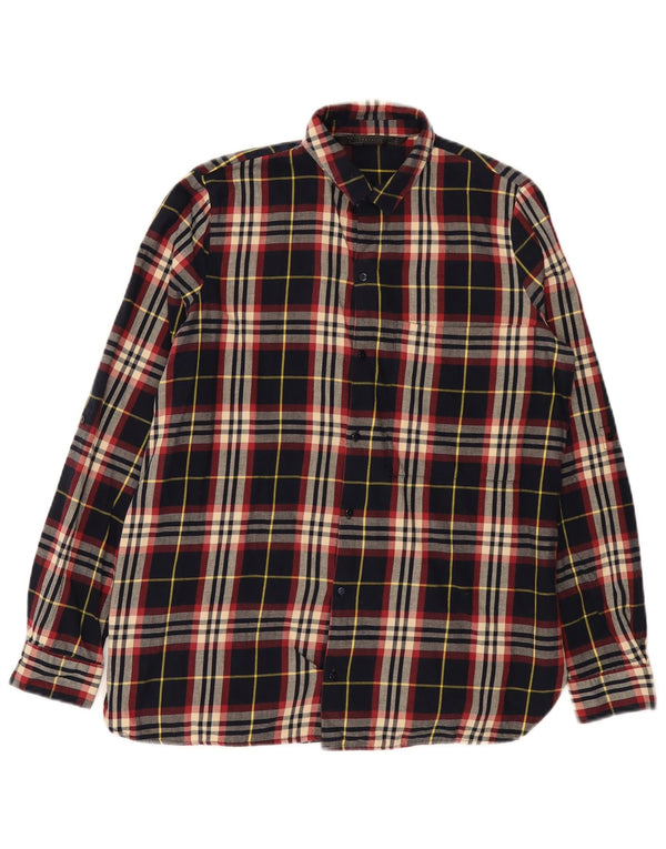 Zara Damen Trafaluc Regular Fit Flanellhemd Mittelmehrfarbig kariert