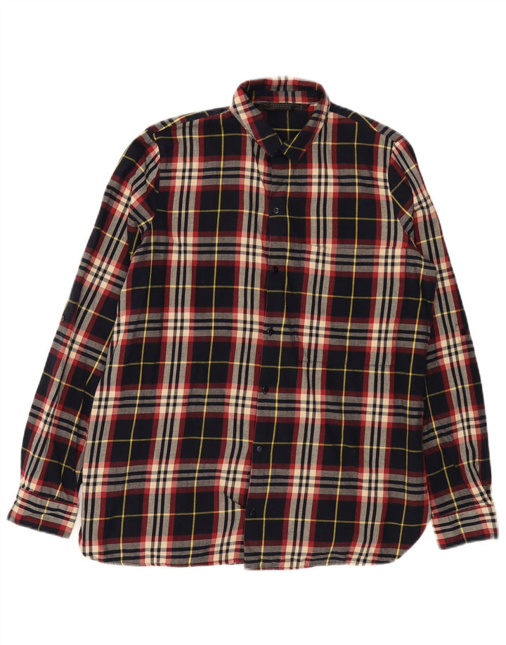 Zara Damen Trafaluc Regular Fit Flanellhemd Mittelmehrfarbig kariert