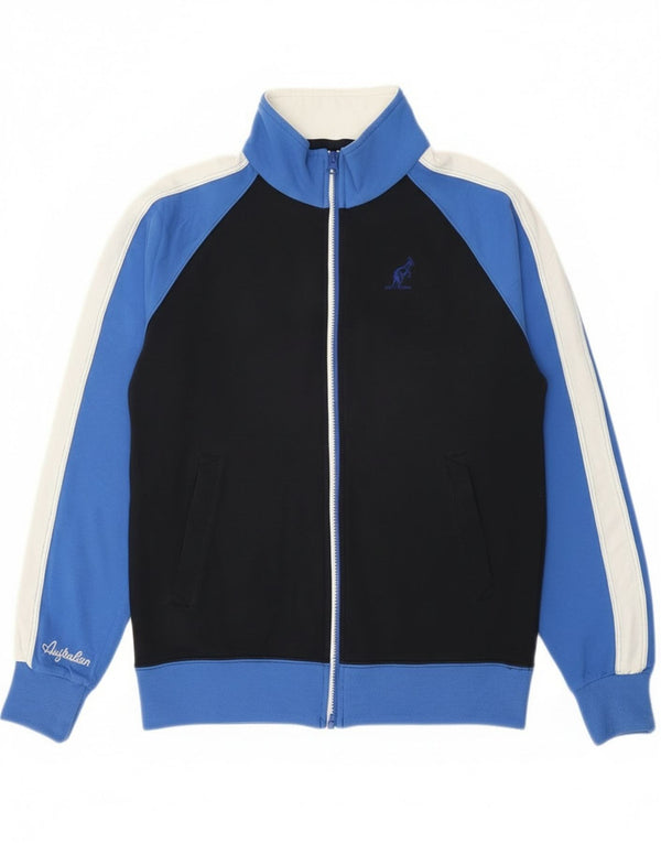 AUSTRALIAN L'ALPINA Damen-Trainingsanzug-Top-Jacke IT 46 Large Schwarz