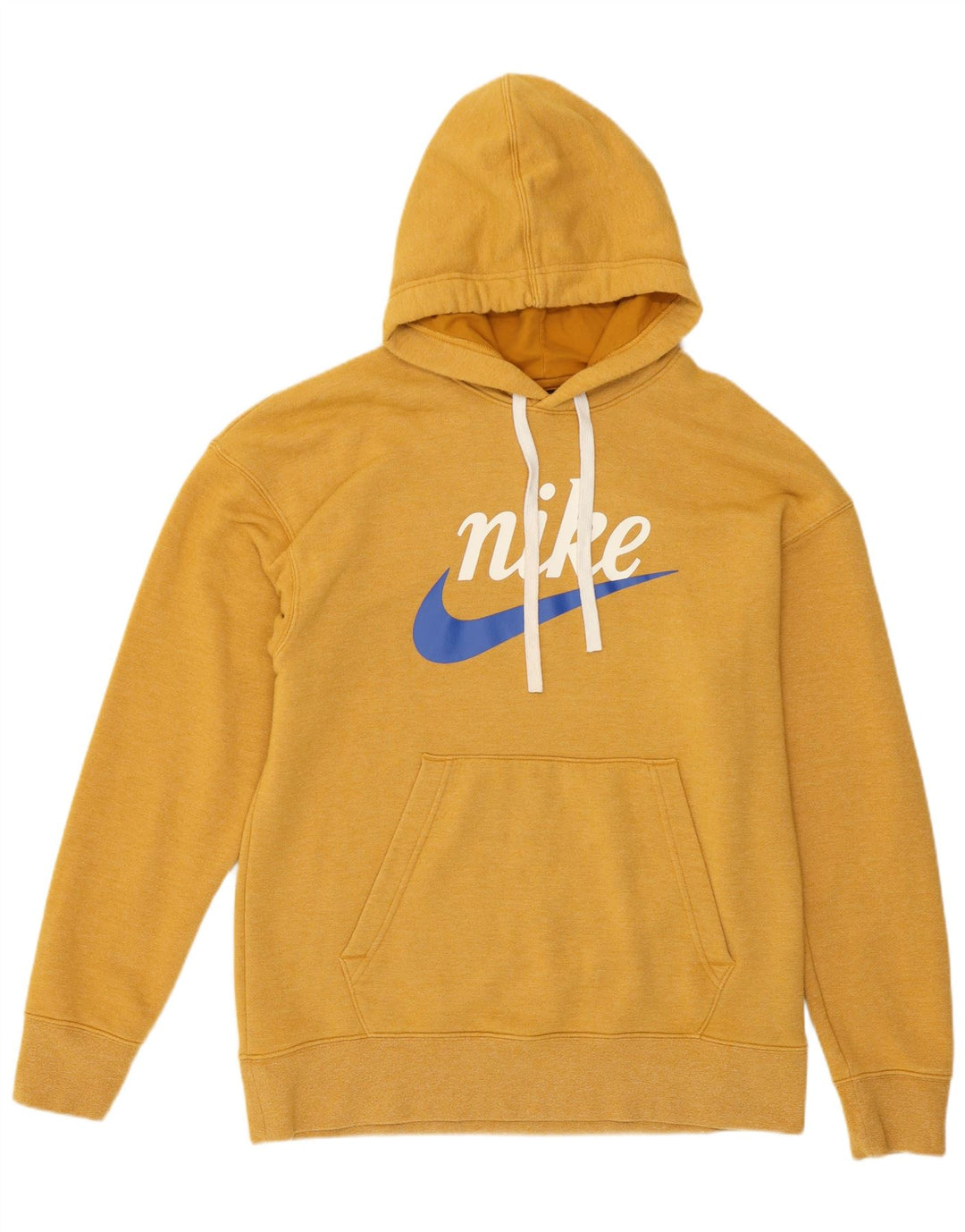 Nike Herren-Kapuzenpullover mit Grafik, mittelgelbe Baumwolle