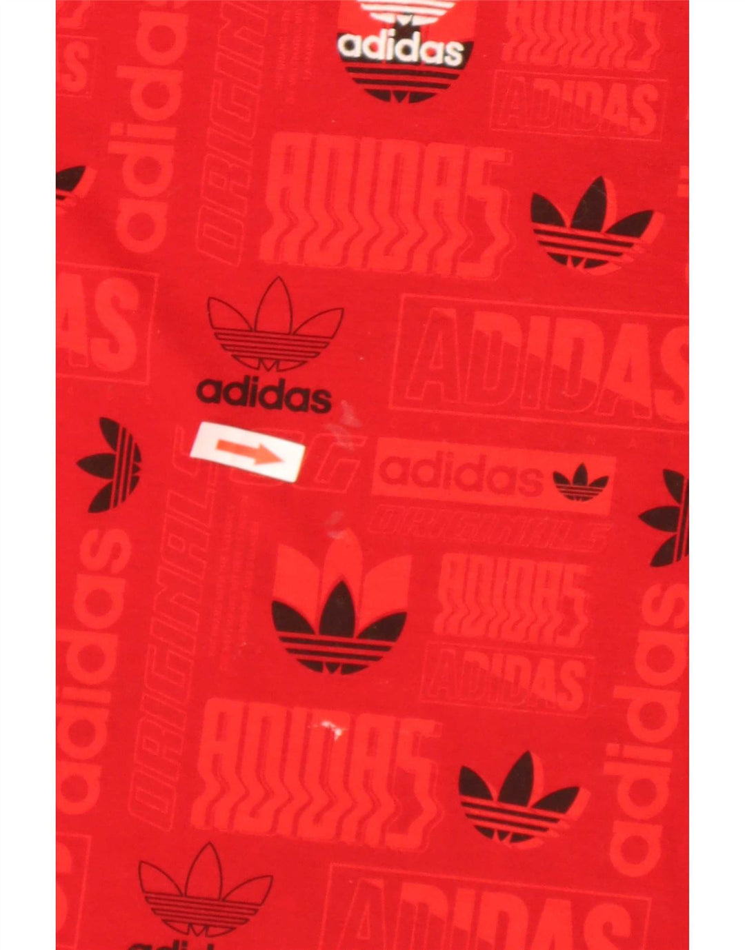Adidas Herren Regular Graphic T-Shirt Top Mittelrotes Polyester