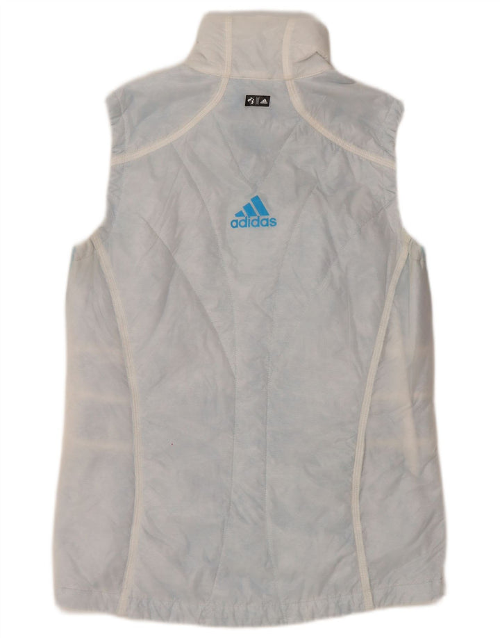 Adidas Damen Terrex gepolsterte Weste UK 12 mittelweißes Polyester