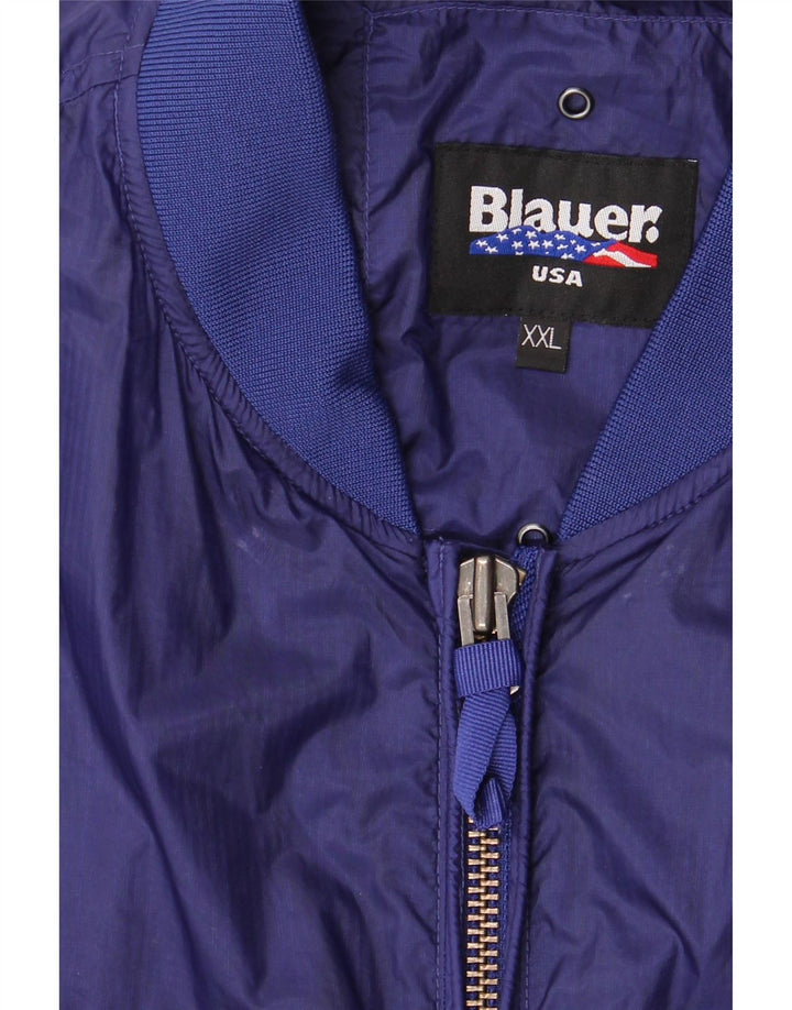BLAUER Herren Bomberjacke UK 44 2XL Marineblau