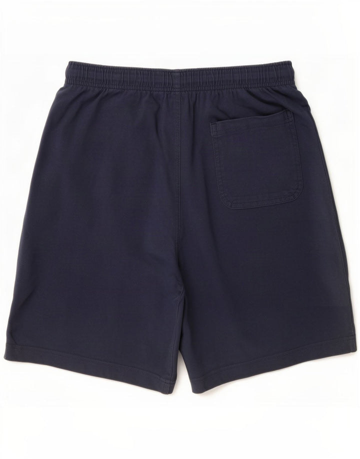 Nike Herren-Sportshorts aus mittelblauer Baumwolle in Marineblau