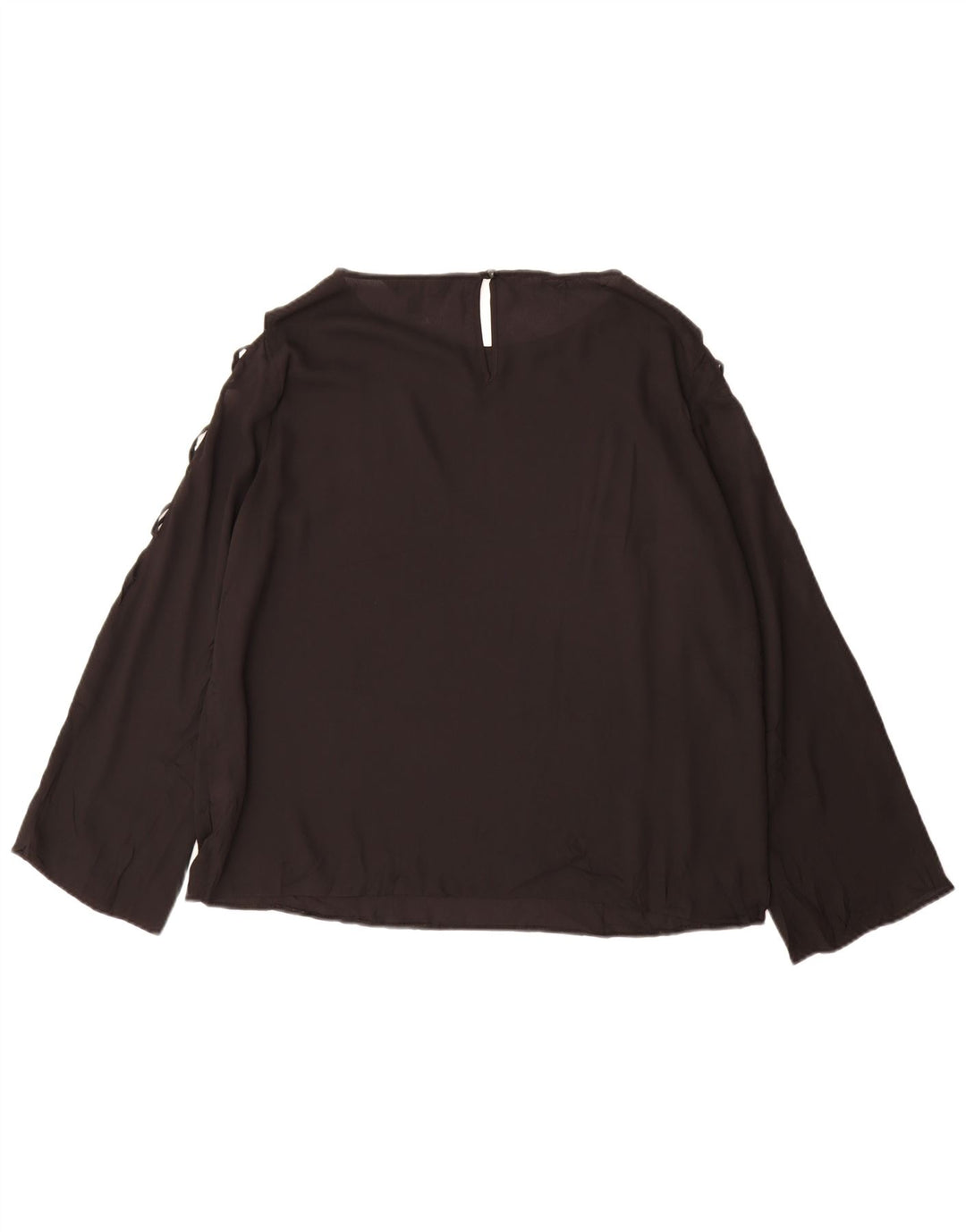 Lipsy Damen-Blusenoberteil, langärmelig, UK-Größe 44, Größe L, Schwarz, Polyester