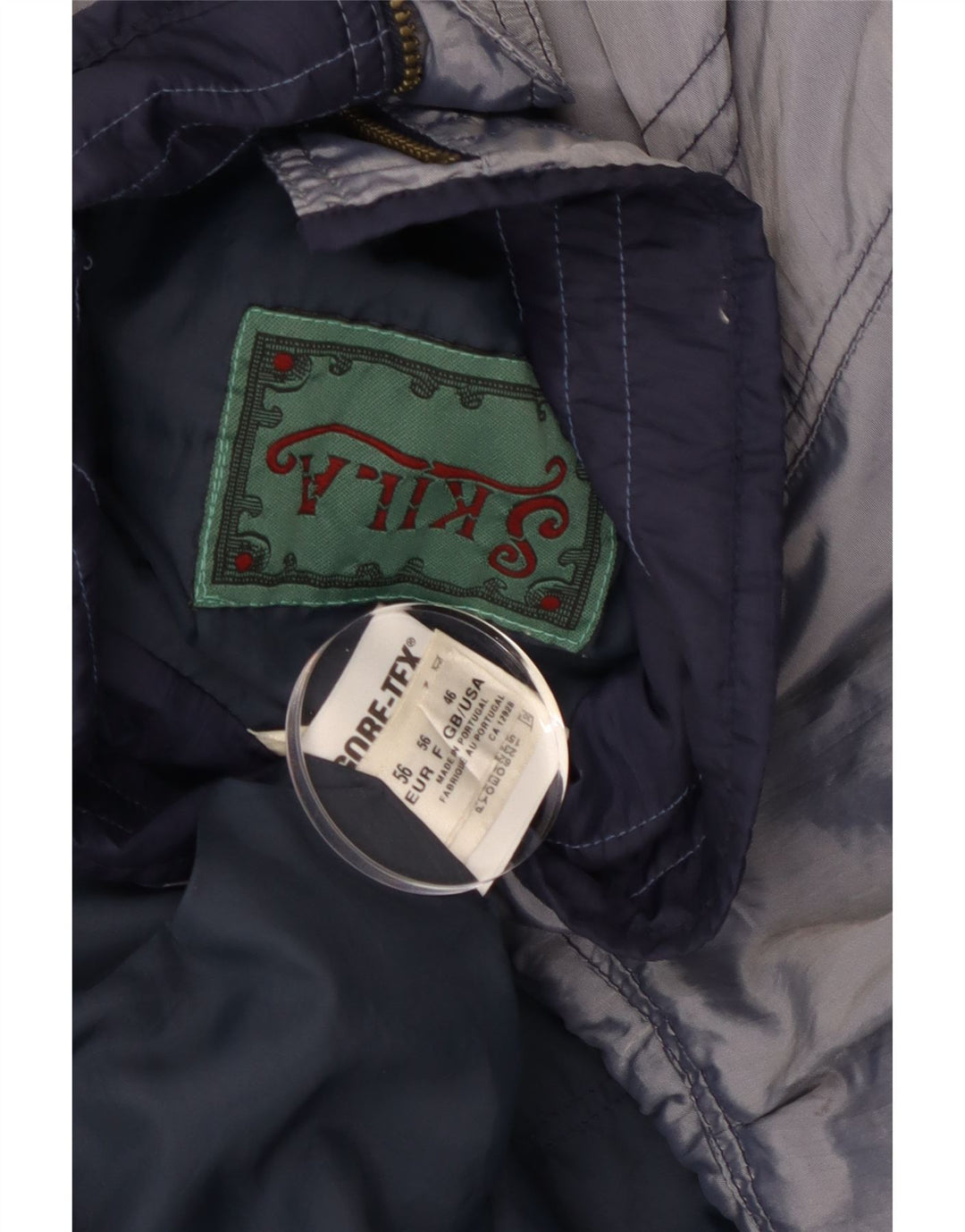 SKILA Herren Windjacke UK 46 3XL Blaues Acryl