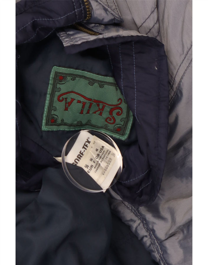 SKILA Herren Windjacke UK 46 3XL Blaues Acryl