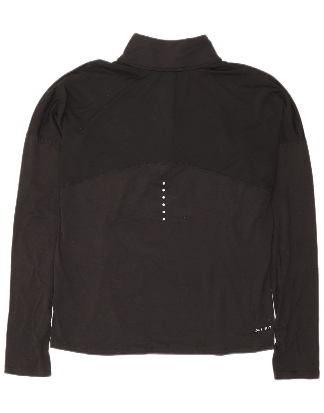 NIKE Damen Dri Fit Pullover-Trainingsanzug mit Reißverschluss, UK 10, Größe S, Schwarz
