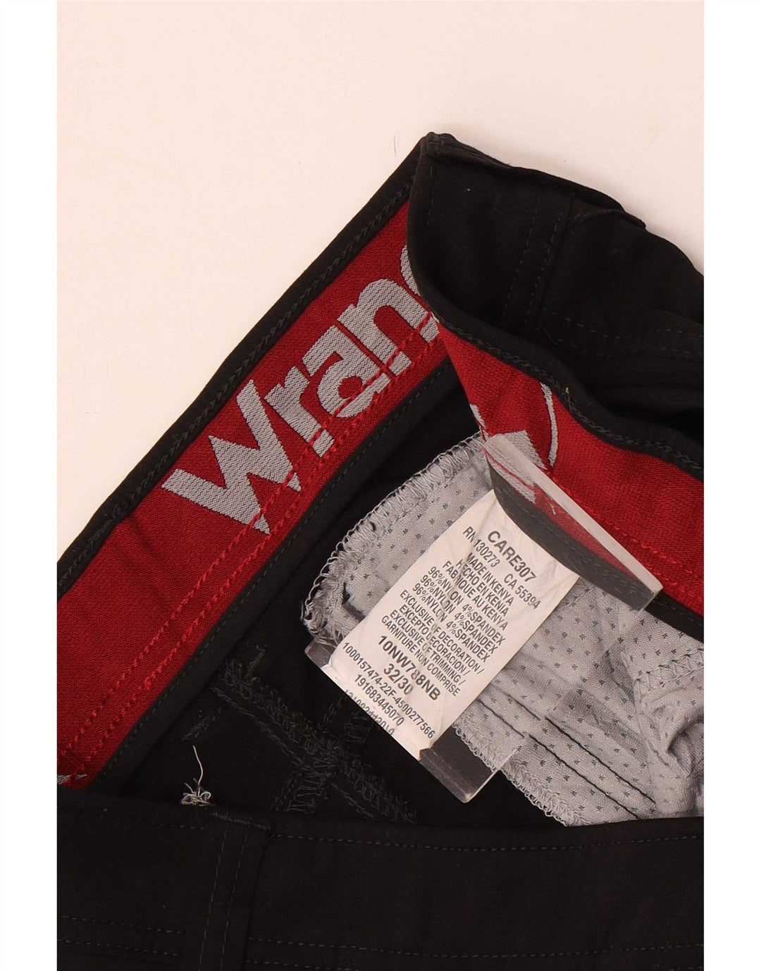 Wrangler Herren Slim Cargohose W32 L30 Schwarzes Nylon