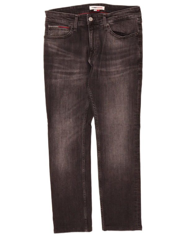 Tommy Hilfiger Herren Slim Jeans W32 L29 Grau