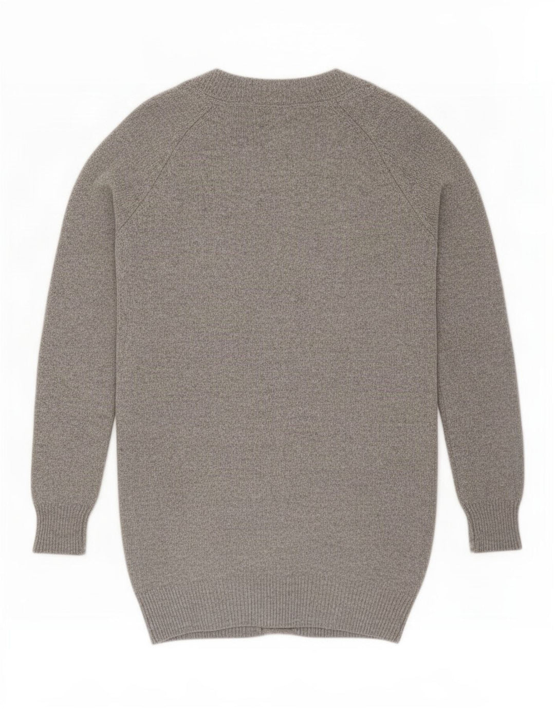Massimo Dutti Damen-Cardigan-Pullover UK 16 Große graue Wolle