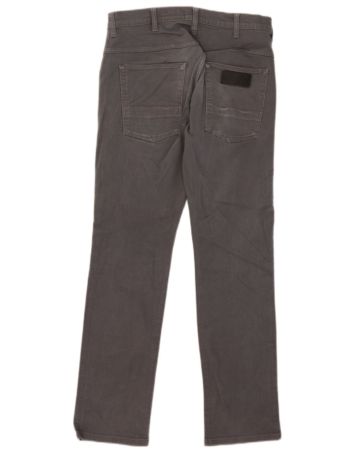 WRANGLER Herren Spencer Straight Jeans W32 L32 Graue Baumwolle