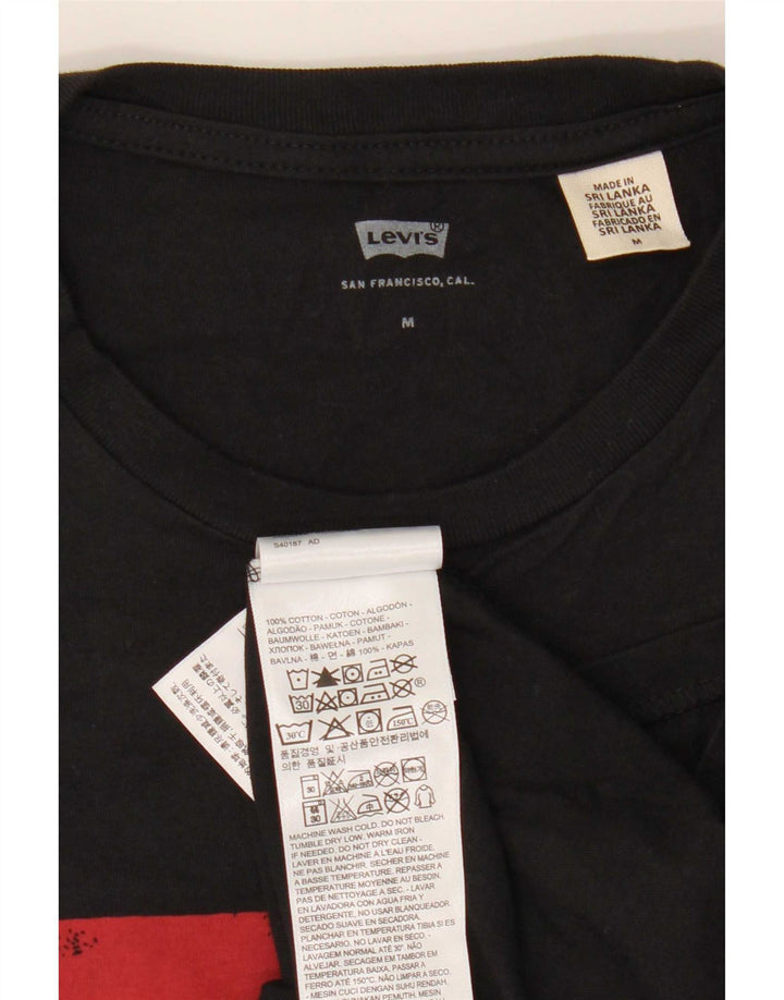 Levi's Herren-T-Shirt mit Grafik, mittelschwarze Baumwolle