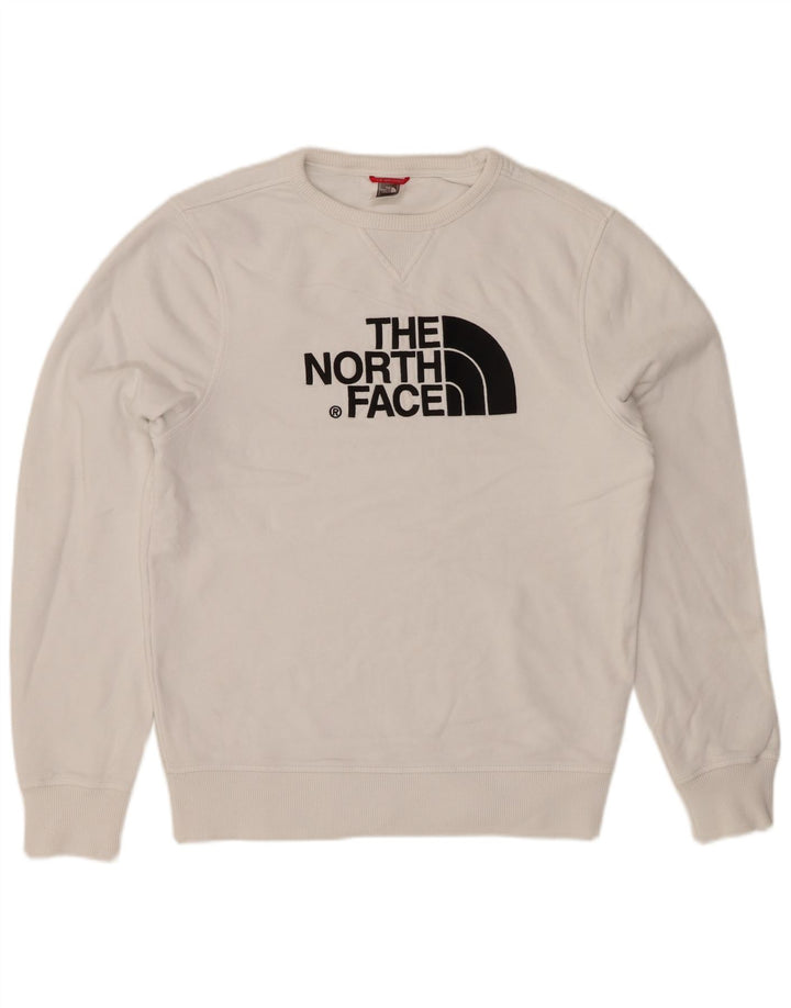 THE NORTH FACE Herren-Sweatshirt mit Grafik, Größe S, weiße Baumwolle