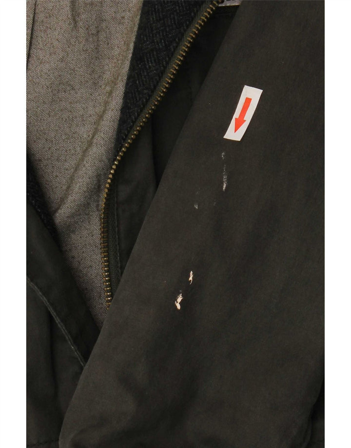 Fat Face Damenjacke aus gewachster Baumwolle, UK 14, mittleres Khaki