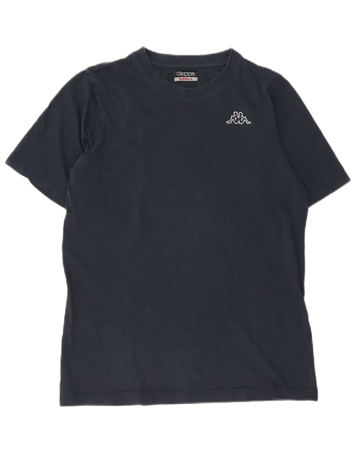 Kappa Herren T-Shirt Top Small Marineblau Baumwolle