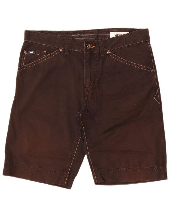 Gas Herren Chinoshorts W34 Große schwarze Baumwolle