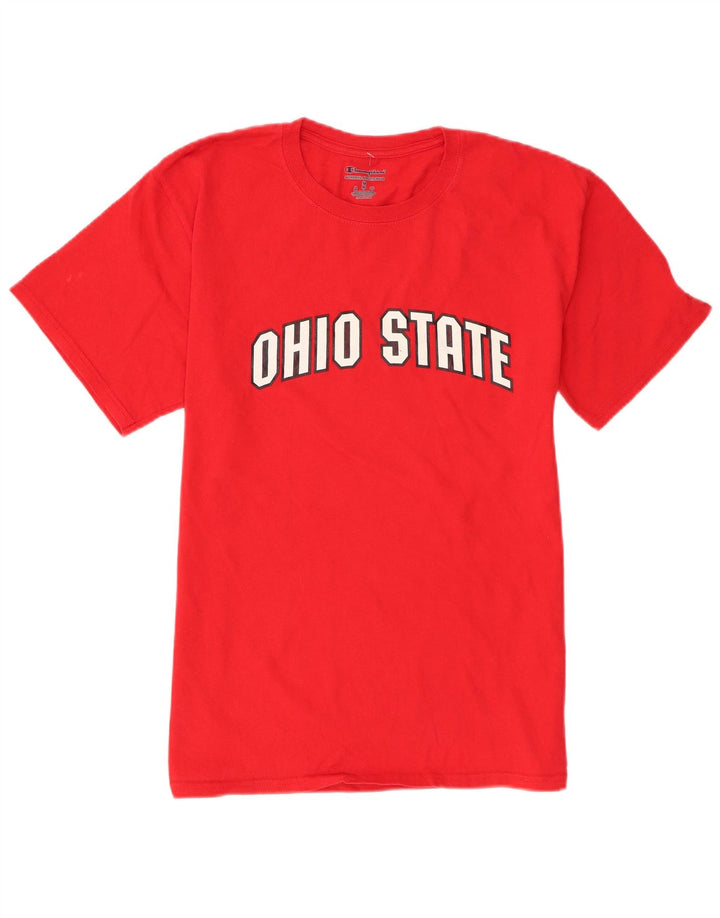 Champion Herren Ohio State Graphic T-Shirt Top Mittelrot