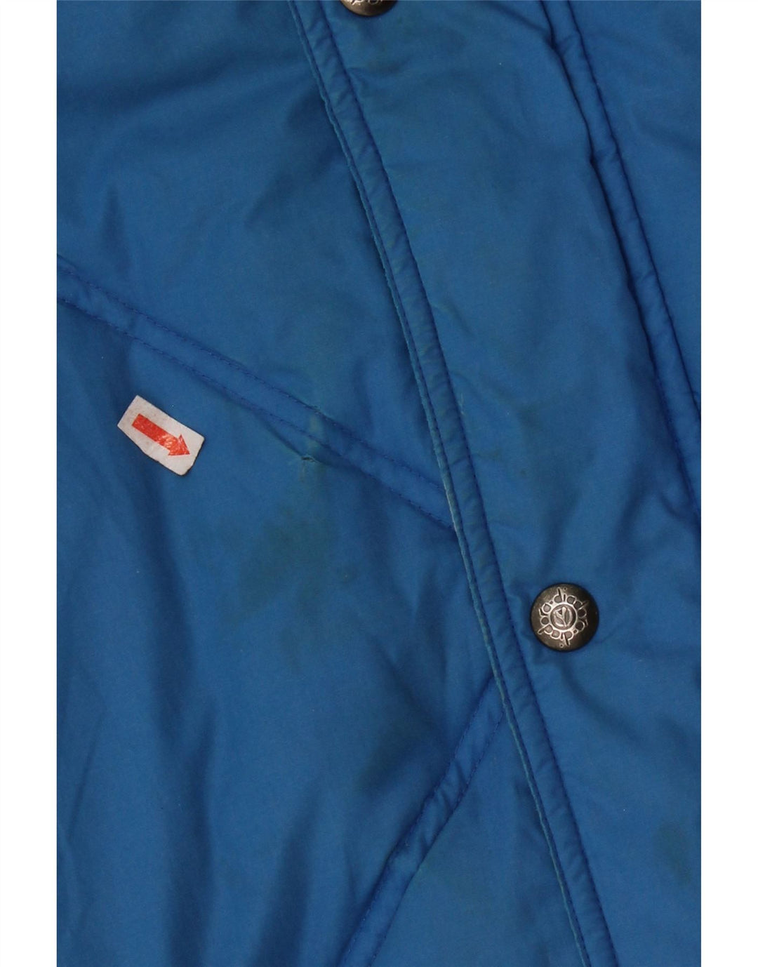 Diadora Herren Kapuzenjacke, wendbar, wattiert, UK 40, Größe L, Blau, Polyester