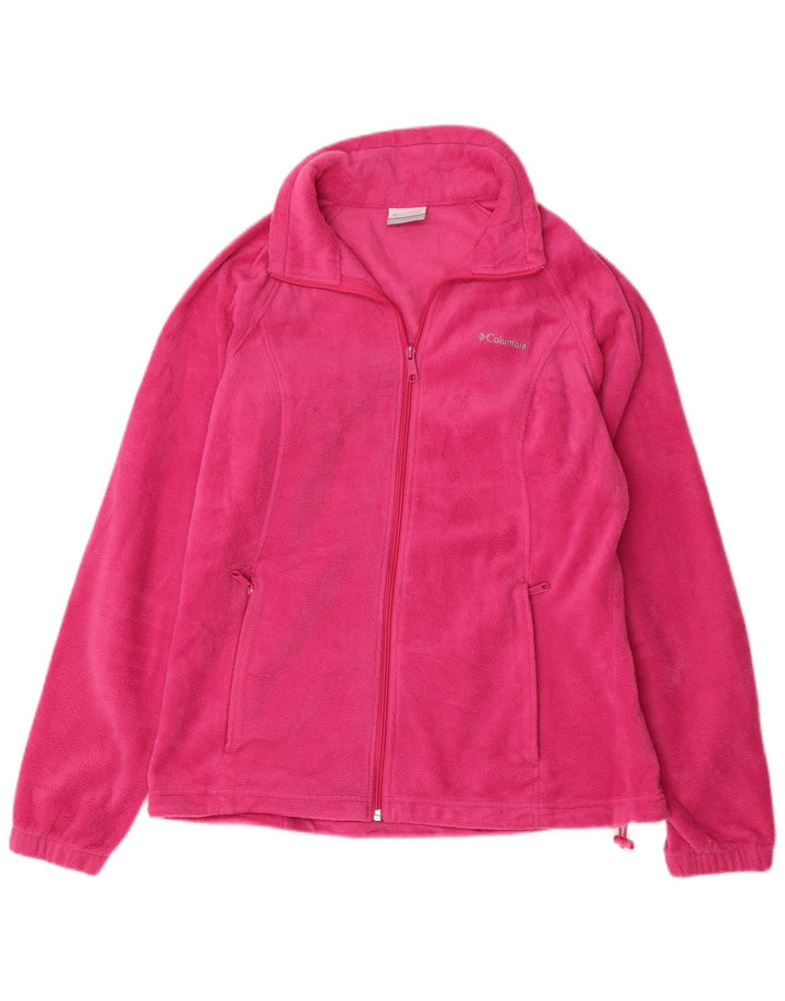 COLUMBIA Damen Fleecejacke UK 16 Large Rosa Polyester