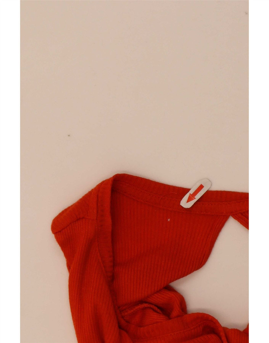 Topshop Damen ärmelloses Maxikleid UK 8 Small Rot