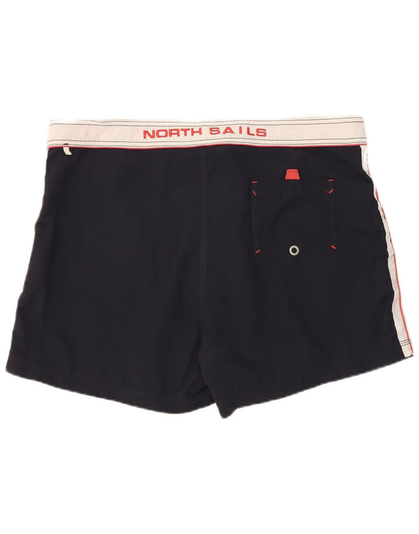 North Sails Herren-Badeshorts XL, Marineblau, Colourblock-Polyamid