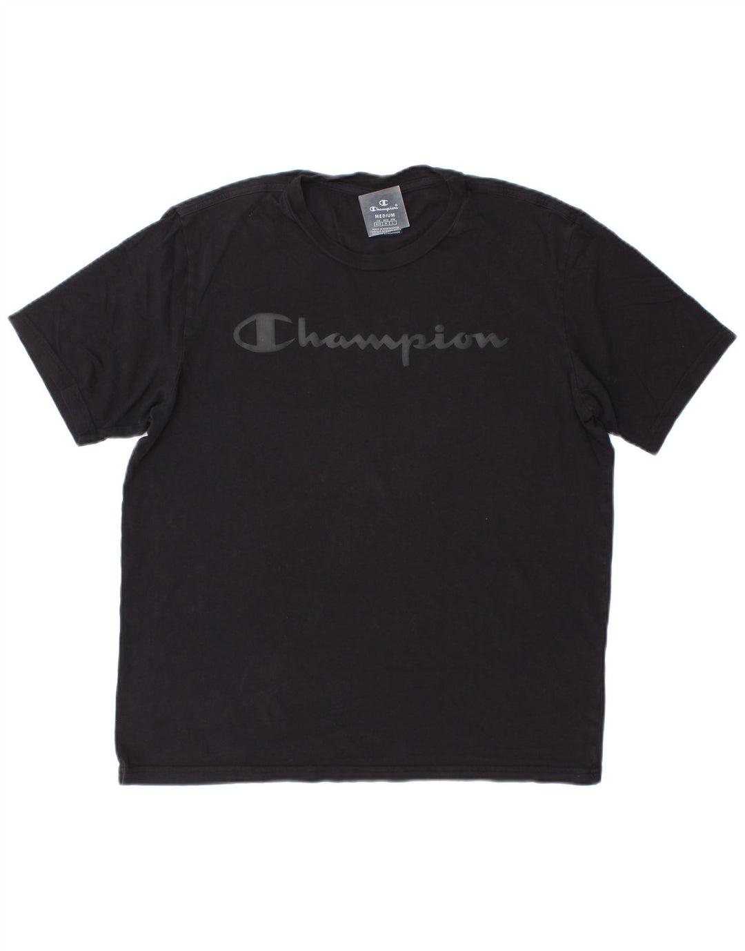 Champion Herren-T-Shirt mit Grafik, mittelgroß, Marineblau