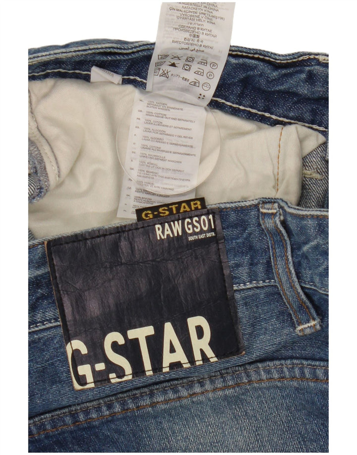 G-STAR Herren Yield Slim Jeans W33 L32 Blaue Baumwolle